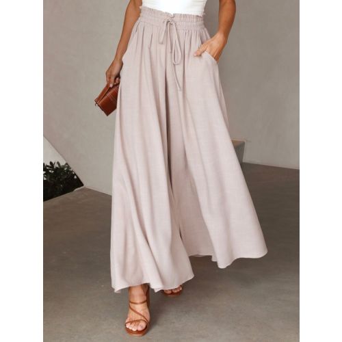 Loosen Plain Casual Pants